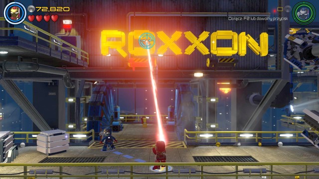 Fly to the right side once the task is completed - Ready, A.I.M., Fire - Walkthrough - LEGO Marvels Avengers - Game Guide and Walkthrough