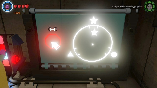 When using the computer you must activate the button when the symbol in the middle of the circle matches the symbol above it - Side missions - S.H.I.E.L.D. Base - secrets - LEGO Marvels Avengers - Game Guide and Walkthrough