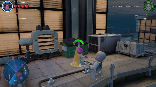 Fly on the roof of the room after activating the first line and as Vision destroys the container which is there - Side missions - S.H.I.E.L.D. Base - secrets - LEGO Marvels Avengers - Game Guide and Walkthrough