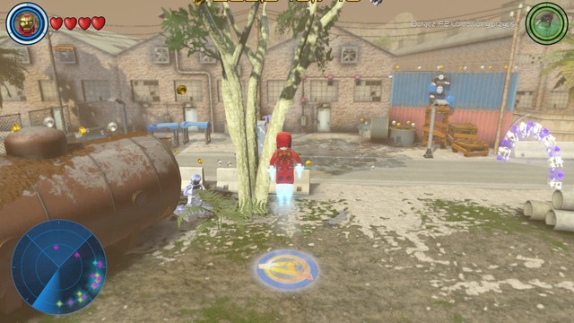 The first character can be obtained by destroying the silver monuments shown on the picture - Characters - South Africa - secrets - LEGO Marvels Avengers - Game Guide and Walkthrough