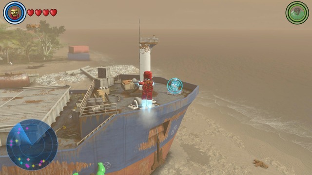 Seventh is on the prow of the second ship - Characters - South Africa - secrets - LEGO Marvels Avengers - Game Guide and Walkthrough