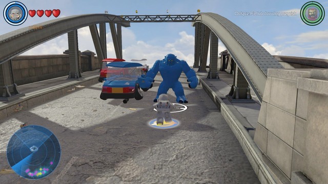 On the bridge you will find A-Bomb who will have a task for you - Side missions - Sokovia - secrets - LEGO Marvels Avengers - Game Guide and Walkthrough