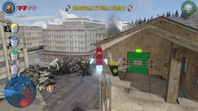 The first bucket can be found in the place shown on the picture - Side missions - Sokovia - secrets - LEGO Marvels Avengers - Game Guide and Walkthrough