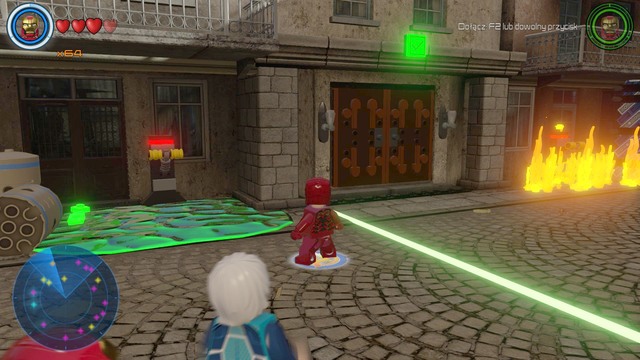 In order to open the door shown on the picture you must activate two levers - Golden bricks - Sokovia - secrets - LEGO Marvels Avengers - Game Guide and Walkthrough