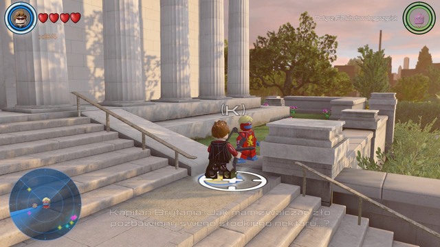 Next to the Mausoleum you will find Captain Britain who will have a task for you - Side missions - Washington - secrets - LEGO Marvels Avengers - Game Guide and Walkthrough