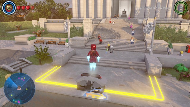 You will find a container in front of the mausoleum in which there is a character token - Characters - Washington - secrets - LEGO Marvels Avengers - Game Guide and Walkthrough