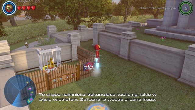 Your task is to destroy four golden statues - Characters - Washington - secrets - LEGO Marvels Avengers - Game Guide and Walkthrough