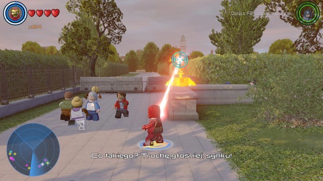 The second statue is shown on the picture and the third is on the opposite side - Characters - Washington - secrets - LEGO Marvels Avengers - Game Guide and Walkthrough