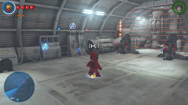 In one of the rooms in Washingtons monument you will find a room with cannons shown on the picture - Characters - Washington - secrets - LEGO Marvels Avengers - Game Guide and Walkthrough