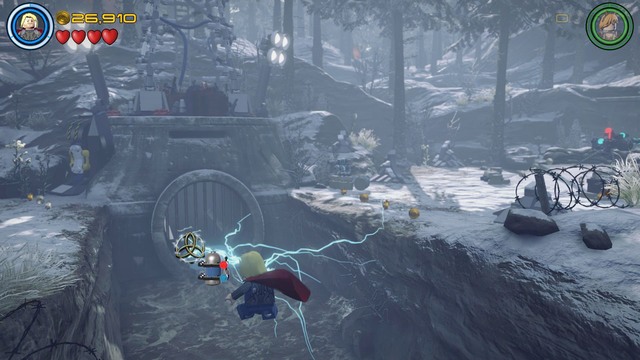 You will get the first Minikit before jumping through the sewer - Minikits - Struck Off the List - secrets - LEGO Marvels Avengers - Game Guide and Walkthrough