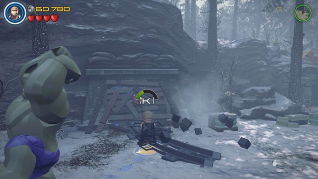 You will find the third Minikit during the action with Hulk - Minikits - Struck Off the List - secrets - LEGO Marvels Avengers - Game Guide and Walkthrough