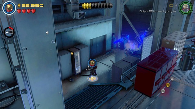 After dropping the golden container on Lokis head walk to that place and you will find yourself in the location shown on the picture - Minikits - A Loki Entrance - secrets - LEGO Marvels Avengers - Game Guide and Walkthrough