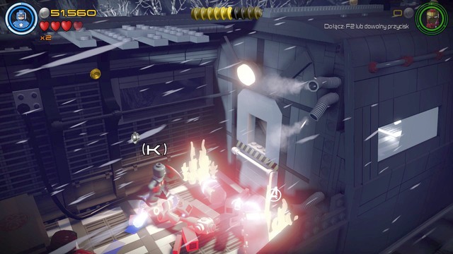 You will get the last Minikit in the place shown on the picture - Minikits - Rail Hydra - secrets - LEGO Marvels Avengers - Game Guide and Walkthrough