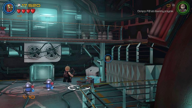 The first Minikit can be found in the first room - Minikits - Helicarrier Havoc - secrets - LEGO Marvels Avengers - Game Guide and Walkthrough