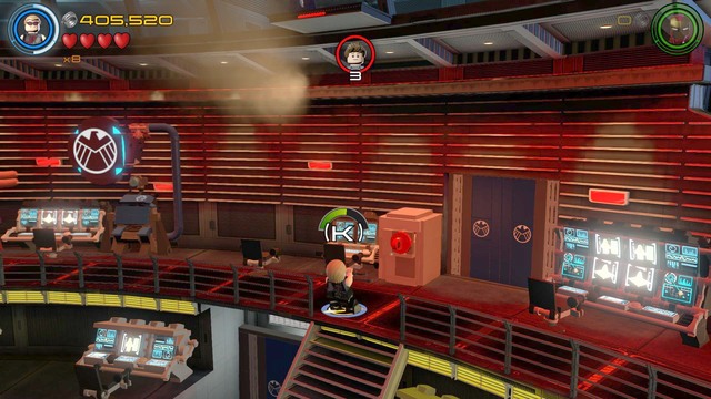 While in the Helicarrier, walk to the right side where you will find a small drawer - Characters - Helicarrier Havoc - secrets - LEGO Marvels Avengers - Game Guide and Walkthrough