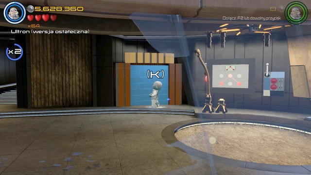 In order to find the hard drive that the Collector wants you must enter inside the building and unlock the passage as Ultron - Stan Lee / Red brick - Earths Mightiest - secrets - LEGO Marvels Avengers - Game Guide and Walkthrough