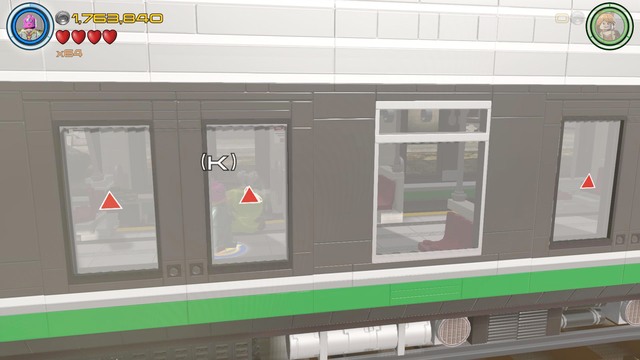 The fourth Minikit can be obtained after destroying five briefcases scattered through the whole train - Minikits - Korea Prospects - secrets - LEGO Marvels Avengers - Game Guide and Walkthrough