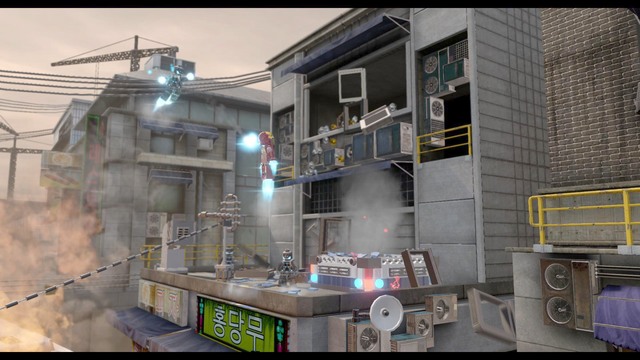 Fly on the train and destroy the LEGO object that is located next to the ladder - Minikits - Korea Prospects - secrets - LEGO Marvels Avengers - Game Guide and Walkthrough