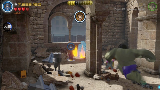 During the last phase of the battle, switch your character instead of fighting Ultron and go to the left - Stan Lee / Red brick - Ultron Undone - secrets - LEGO Marvels Avengers - Game Guide and Walkthrough