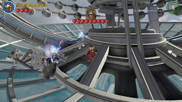 During the battle with the boss you must walk as Iron Man to the place shown on the picture and scan the area - Minikits - Lack of Insight - secrets - LEGO Marvels Avengers - Game Guide and Walkthrough