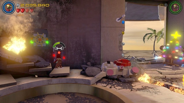 The first character token will be hidden in a safe - Characters - Ready, A.I.M., Fire - secrets - LEGO Marvels Avengers - Game Guide and Walkthrough