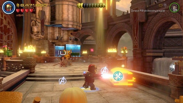 Dont switch your character to the warrior after reaching the next section of the mission - Minikits - Lost in the Aether - secrets - LEGO Marvels Avengers - Game Guide and Walkthrough