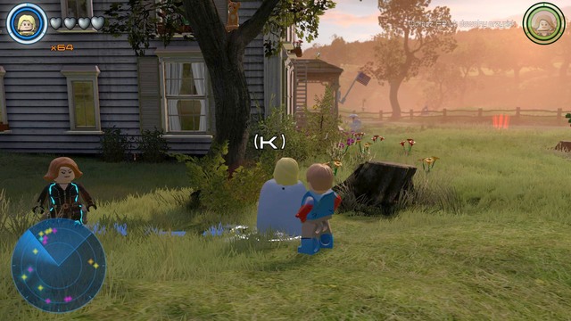 The cat will be sitting in the barn on the left side - Side missions - Bartons Farm - secrets - LEGO Marvels Avengers - Game Guide and Walkthrough