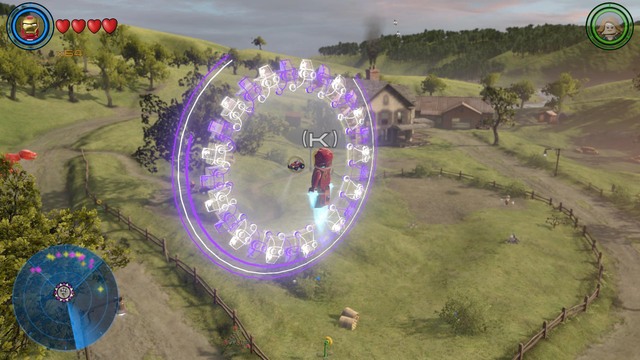 The first race can be started in the place shown on the picture - Stan Lee / Races - Bartons Farm - secrets - LEGO Marvels Avengers - Game Guide and Walkthrough