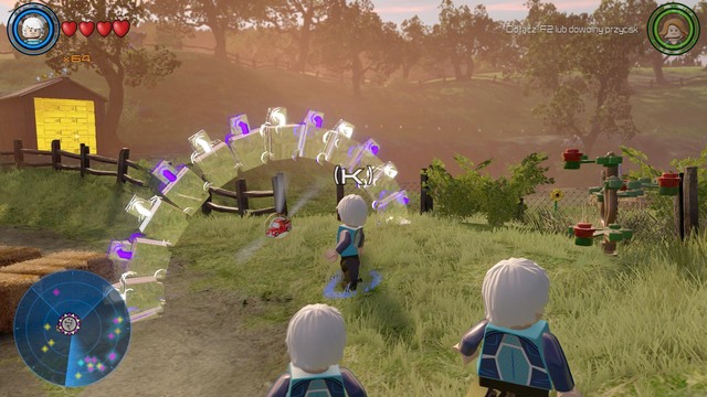 The circle of the second race can be found next to the barn - Stan Lee / Races - Bartons Farm - secrets - LEGO Marvels Avengers - Game Guide and Walkthrough