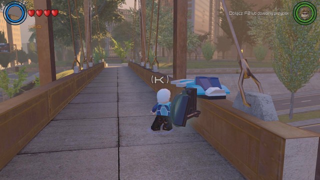 On the bridge above the road you will find platforms for Quicksilver on both sides - Golden bricks - North Manhattan - secrets - LEGO Marvels Avengers - Game Guide and Walkthrough