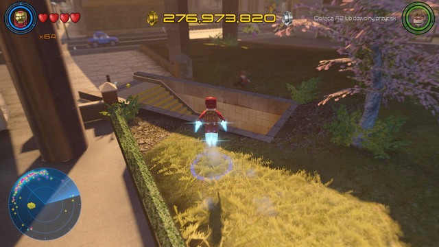 In order to get another golden brick which is located underground you must go to the center of the financial district and walk into the place shown on the picture - Golden bricks - North Manhattan - secrets - LEGO Marvels Avengers - Game Guide and Walkthrough