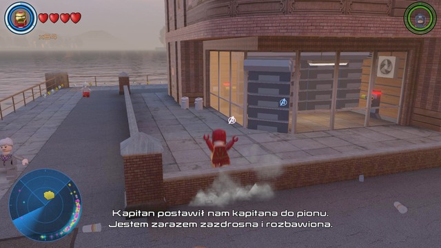 In the western part of the northern Manhattan you will find a building with golden brick hidden inside - Golden bricks - North Manhattan - secrets - LEGO Marvels Avengers - Game Guide and Walkthrough