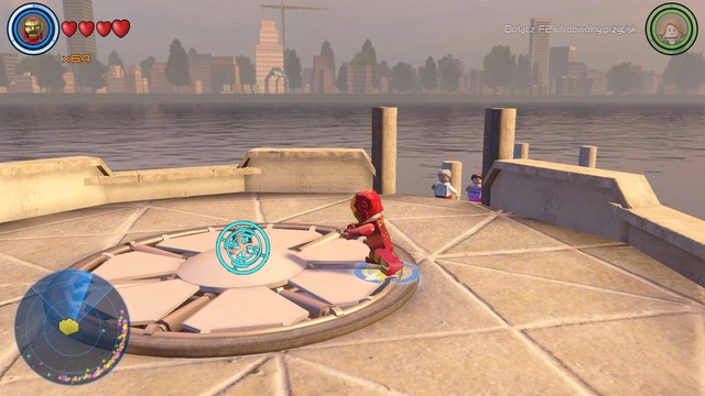 Near the scene you will find the place shown on the picture - Golden bricks - North Manhattan - secrets - LEGO Marvels Avengers - Game Guide and Walkthrough