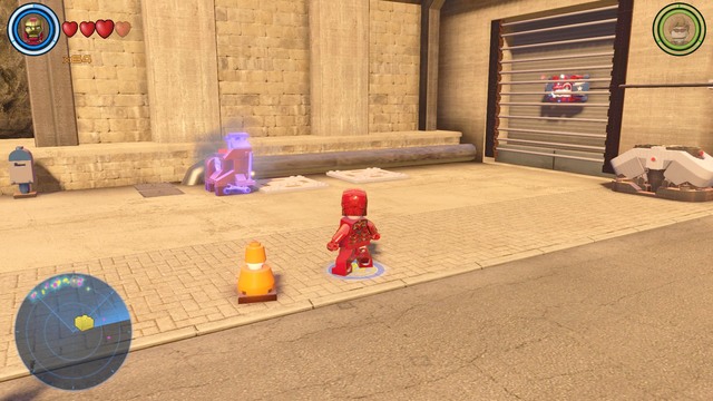 You will find another riddle at the back of Avengers base - Golden bricks - Southern Manhattan - secrets - LEGO Marvels Avengers - Game Guide and Walkthrough