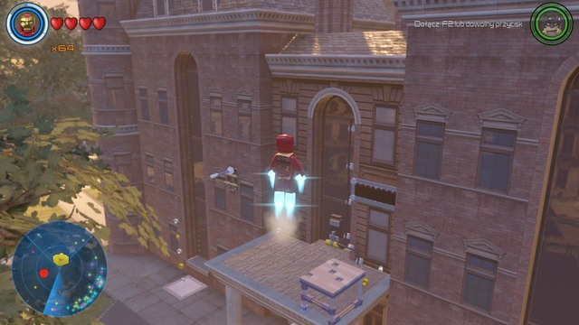 You will find the building shown on the picture in the central part - Golden bricks - Southern Manhattan - secrets - LEGO Marvels Avengers - Game Guide and Walkthrough