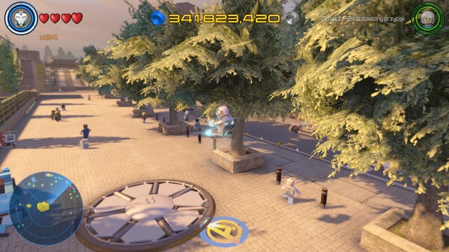 Another brick can be found under the cover shown on the picture that is located in the central part of southern Manhattan - Golden bricks - Southern Manhattan - secrets - LEGO Marvels Avengers - Game Guide and Walkthrough