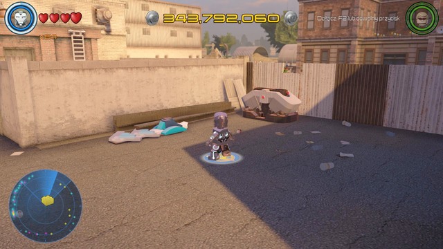 South from Central Park you will find another container and a platform for Quicksilver - Golden bricks - Southern Manhattan - secrets - LEGO Marvels Avengers - Game Guide and Walkthrough