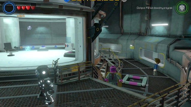 In the cell on the right side you will find bars for Vision that will lead you inside - Golden bricks - S.H.I.E.L.D. Helicarrier - secrets - LEGO Marvels Avengers - Game Guide and Walkthrough