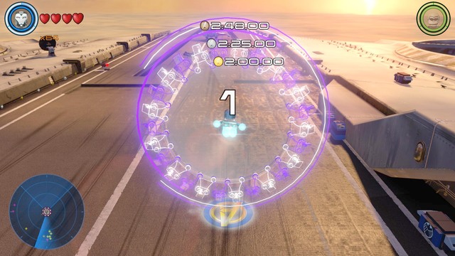 You can participate in the first race on the Helicarrier as any character that can fly - Races - S.H.I.E.L.D. Helicarrier - secrets - LEGO Marvels Avengers - Game Guide and Walkthrough