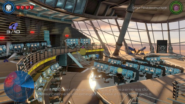 Fourth one is in the command center, on the left side - Side missions - S.H.I.E.L.D. Helicarrier - secrets - LEGO Marvels Avengers - Game Guide and Walkthrough