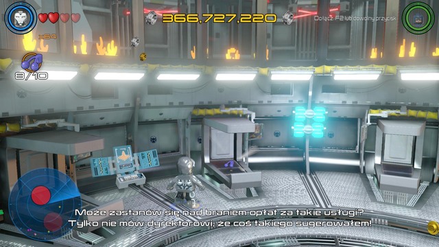 Tenth one is also in the ambulatory, on the bed shown on the picture - Side missions - S.H.I.E.L.D. Helicarrier - secrets - LEGO Marvels Avengers - Game Guide and Walkthrough