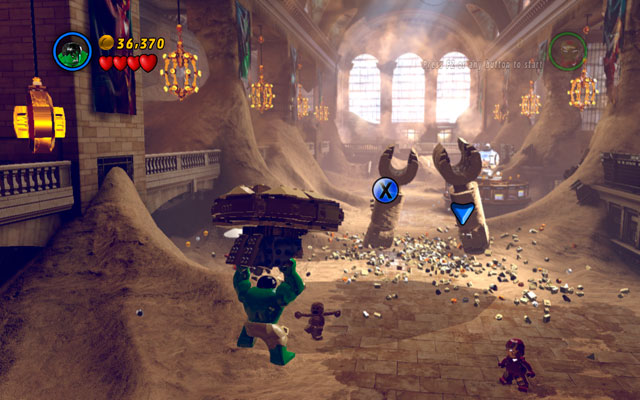 In next location choose Hulk - Sand Central Station | Walkthrough - Walkthrough - LEGO Marvel Super Heroes Game Guide & Walkthrough