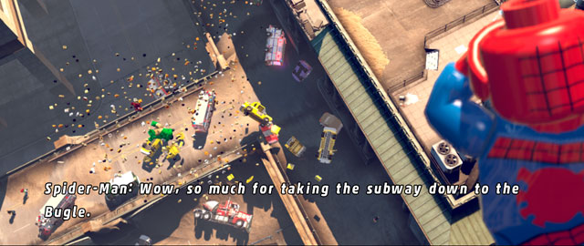 Now you will meet a new character: Spider-Man - Sand Central Station | Walkthrough - Walkthrough - LEGO Marvel Super Heroes Game Guide & Walkthrough