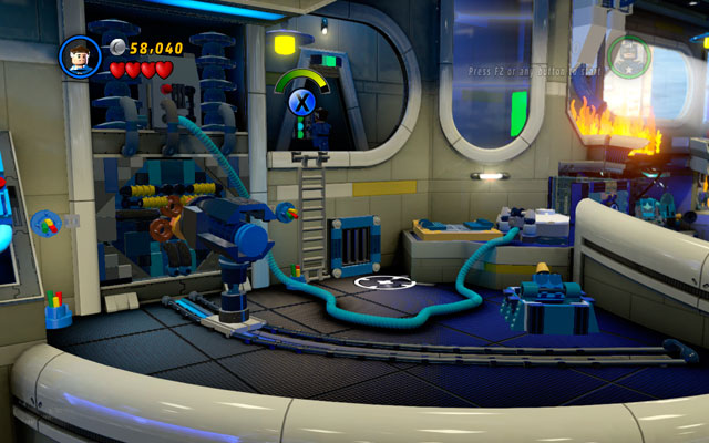 Turn on the machine and climb a ladder using Mr - Times Square Off | Walkthrough - Walkthrough - LEGO Marvel Super Heroes Game Guide & Walkthrough