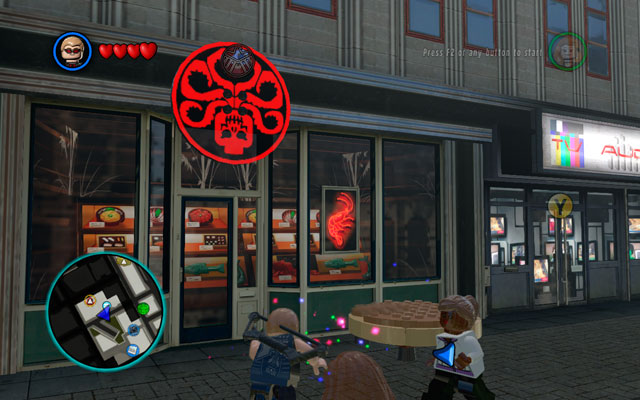 Go to the right place (showed on the minimap) - S.H.I.E.L.D. Helicarrier / New York - part 1 | Walkthrough - Walkthrough - LEGO Marvel Super Heroes Game Guide & Walkthrough