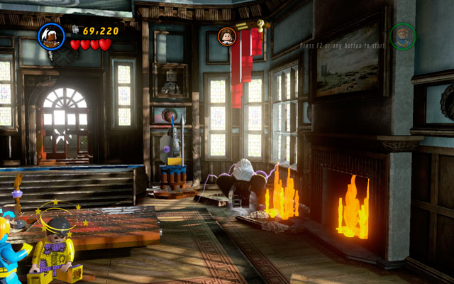 After short cut-scene switch into Storm and mash an attack button to release yourself from Toads grip - Juggernauts and Crosses | Walkthrough - Walkthrough - LEGO Marvel Super Heroes Game Guide & Walkthrough