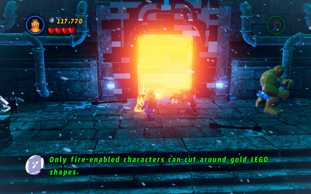 Defeat all enemies and approach to the golden wall - Doctor in the House | Walkthrough - Walkthrough - LEGO Marvel Super Heroes Game Guide & Walkthrough