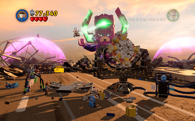 Third sequence is more sophisticated - The Good, the Bad and the Hungry | Walkthrough - Walkthrough - LEGO Marvel Super Heroes Game Guide & Walkthrough