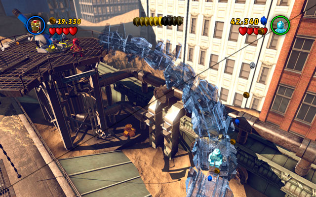 The final minikit can be obtained after destroying a silo and building a water pump - Sand Central Station | Minikit Sets - Minikit Sets - LEGO Marvel Super Heroes Game Guide & Walkthrough