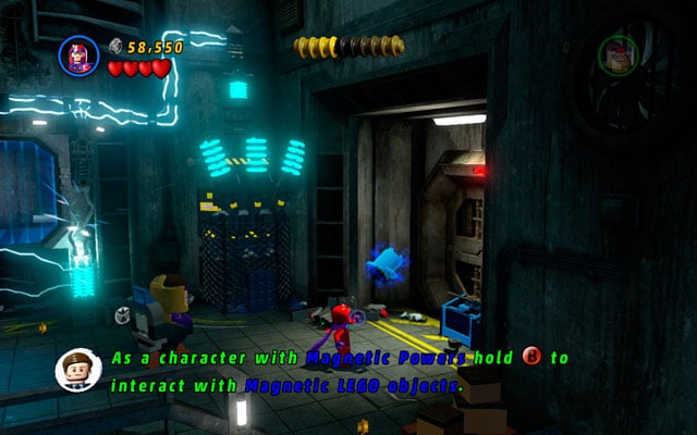 In the same location go to the right, finally approaching to the wall - Rock Up at the Lock Up | Minikit Sets - Minikit Sets - LEGO Marvel Super Heroes Game Guide & Walkthrough